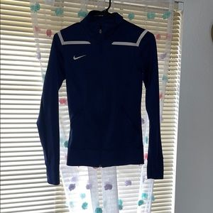 Blue Nike track sweater